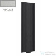   Radeco TORGET PLUS 4 1200x562 design radiátor, MERKURY 1 (metál ezüst) színben