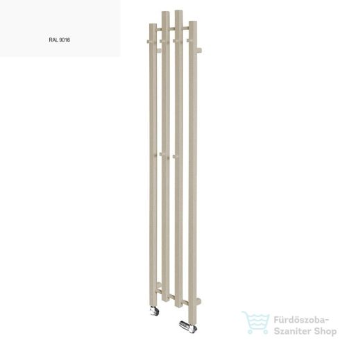 Radeco TUBO 1K KOLOR 1620x285 design radiátor, RAL 9016 (fényes fehér) színben