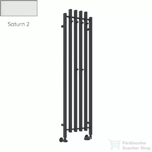 Radeco TUBO 2K KOLOR 1620x455 design radiátor, SATURN 2 (matt fehér) színben
