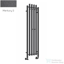   Radeco TUBO 4K KOLOR 1200x455 design radiátor, MERKURY 5 (metál sötétszürke) színben