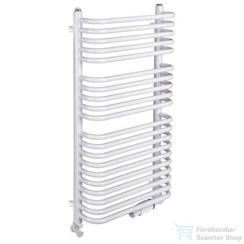Radeco UGO A1-400/U 490x435 törölközőszárítós radiátor fényes fehér színben
