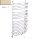 Radeco UGO A1-400/U 490x435 törölközőszárítós radiátor SATURN 5 (matt krém) színben