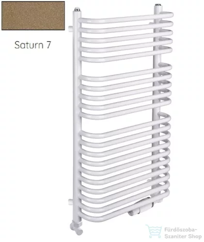 Radeco UGO A5-400/U 1250x435 törölközőszárítós radiátor SATURN 7 (metál homok) színben