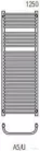 Radeco UGO A5-600/U 1250x635 törölközőszárítós radiátor MARS 5 (antracit) színben