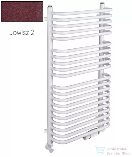 Radeco UGO A7-500/U 1630x535 törölközőszárítós radiátor JOWISZ 2 (metál bordó) színben