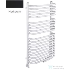   Radeco UGO A7-600/U 1630x635 törölközőszárítós radiátor MERKURY 8 (selyemfényű fekete) színben