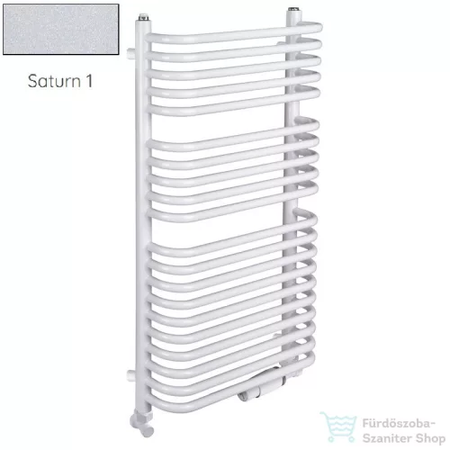 Radeco UGO A7-600/U 1630x635 törölközőszárítós radiátor SATURN 1 (metál jégszürke) színben