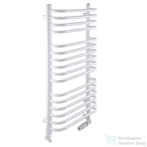 Radeco UMBERTO AD1-400/UE 480x450 törölközőszárítós radiátor fényes fehér színben