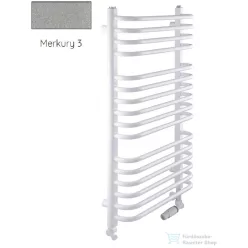   Radeco UMBERTO AD2-400/UE 680x450 törölközőszárítós radiátor MERKURY 3 (metál világosszürke) színben