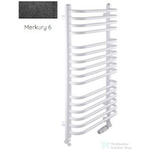  Radeco UMBERTO AD2-600/UE 680x650 törölközőszárítós radiátor MERKURY 6 (metál fekete) színben