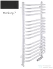 Radeco UMBERTO AD3-500/UE 930x550 törölközőszárítós radiátor MERKURY 7 (matt fekete) színben