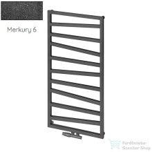   Radeco VIBO 2 1160x550 design radiátor,MERKURY 6 (metál fekete) színben