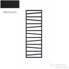 Radeco VIBO 3 1612x550 design radiátor,MERKURY 8 (selyemfényű fekete) színben