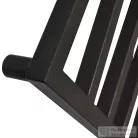 Radeco VIBO 3 1612x550 design radiátor,MERKURY 8 (selyemfényű fekete) színben