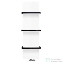   Radeco WALL NEW 1790x470 design radiátor törölközőtartó nélkül, SATURN 2 (matt fehér) színben