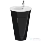 Duravit STARCK FURNITURE 2 ajtós mosdó alá építhető álló alsószekrény,Black High Gloss Lacquer S1952004040