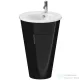 Duravit STARCK FURNITURE 2 ajtós mosdó alá építhető álló alsószekrény,Black High Gloss Lacquer S1952004040