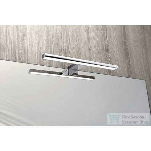AQUALINE SERAPA LED világítás, 5W, 230V, 300x50x100mm, pvc, króm (SA147)