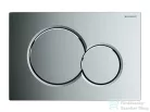 Geberit Duofix falra szerelhető WC szett, Kielle OUDEE Vortex rimless+ WC softclose ülőkével, Geberit Sigma 01 fényes króm nyomólappal, fehér SANI11CA1164