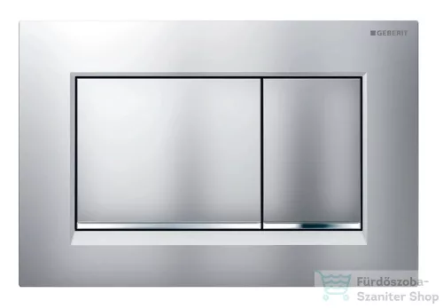 Geberit Duofix falra szerelhető WC szett, Kielle OUDEE Vortex rimless+ WC softclose ülőkével, Geberit Sigma 30 matt/fényes króm nyomólappal, fehér SANI11CA2103
