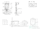 Geberit Duofix falra szerelhető WC szett, Kielle NEFIA Vortex rimless+ WC softclose ülőkével, Geberit Sigma 01 alpesi fehér nyomólappal, fehér SANI11CA31106