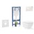 Geberit Duofix falra szerelhető WC szett, Kielle Oudee Vortex WC soft close ülőkével, Geberit Sigma 01 alpesi fehér nyomólappal SANI11CA3184B