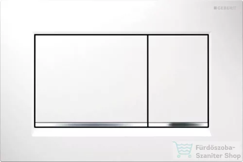 Geberit Duofix falra szerelhető WC szett, Kielle OUDEE Vortex rimless+ WC softclose ülőkével, Geberit Sigma 30 fehér/króm nyomólappal, fehér SANI11CA3197