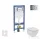 Geberit Duofix falra szerelhető WC szett, Ideal Standard Tesi WC soft close ülőkével, Geberit Sigma 01 fényes króm nyomólappal SANI11CD1102