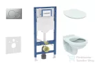 Geberit Duofix falra szerelhető WC szett, Ideal Standard Alpha WC soft close ülőkével, Geberit Sigma 01 matt króm nyomólappal SANI11CD2102