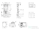 Geberit Duofix falra szerelhető WC szett, Ideal Standard Tesi Aquablade WC soft close ülőkével, Geberit Sigma 30 matt/fényes króm nyomólappal SANI11CD2112