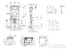 Geberit Duofix falra szerelhető WC szett, Ideal Standard Tesi WC soft close ülőkével, Geberit Sigma 50 alpesi fehér/króm nyomólappal SANI11CD3123