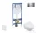 Geberit Duofix falra szerelhető WC szett, Villeroy & Boch Subway 2.0 CeramicPlus WC soft close ülőkével, Geberit Sigma 30 fényes/matt króm nyomólappal SANI11CK1102