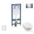 Geberit Duofix falra szerelhető WC szett, Villeroy & Boch Subway 2.0 CeramicPlus WC soft close ülőkével, Geberit Sigma 30 fényes/matt króm nyomólappal SANI11CK1102