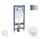 Geberit Duofix falra szerelhető WC szett, Villeroy & Boch Omnia Architectura Directflush CeramicPlus WC soft close ülőkével, Geberit Sigma 01 fényes króm nyomólappal SANI11CK1108