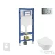 Geberit Duofix falra szerelhető WC szett, Villeroy & Boch Omnia Architectura Directflush CeramicPlus WC soft close ülőkével, Geberit Sigma 01 fényes króm nyomólappal SANI11CK1108
