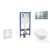 Geberit Duofix falra szerelhető WC szett, Villeroy & Boch Subway 2.0 CeramicPlus WC soft close ülőkével, Geberit Sigma 30 matt/fényes króm nyomólappal SANI11CK2114