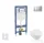 Geberit Duofix falra szerelhető WC szett, Villeroy & Boch Omnia Architectura Directflush CeramicPlus WC soft close ülőkével, Geberit Sigma 30 matt/fényes króm nyomólappal SANI11CK2115