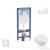 Geberit Duofix falra szerelhető WC szett, Villeroy & Boch Omnia Architectura Directflush CeramicPlus WC soft close ülőkével, Geberit Sigma 20 fehér/króm nyomólappal SANI11CK3106