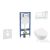 Geberit Duofix falra szerelhető WC szett, Villeroy & Boch Subway 2.0 CeramicPlus WC soft close ülőkével, Geberit Sigma 30 fehér/fényes króm nyomólappal SANI11CK3112