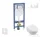 Geberit Duofix falra szerelhető WC szett, Villeroy & Boch Subway 2.0 CeramicPlus WC soft close ülőkével, Geberit Sigma 20 fehér/króm nyomólappal SANI11CK3114