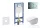 Geberit Duofix falra szerelhető WC szett, Duravit D-Code rimless WC és soft close ülőke, Geberit Sigma 01 fényes króm nyomólappal SANI11CP1101