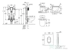 Grohe Uniset falra szerelhető WC szett, Grohe Euro Ceramic Vortex kompakt WC soft close ülőkével, Arena Cosmopolitan alpesi fehér nyomólappal SANI15BB3106