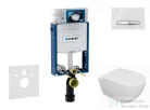 Geberit Kombifix falra szerelhető WC szett, Kielle Oudee WC soft close ülőkével, Geberit Sigma 50 alpesi fehér/króm nyomólappal SANI15CA3120