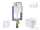 Geberit Kombifix falra szerelhető WC szett, Kielle NEFIA Vortex rimless+ WC softclose ülőkével, Geberit Sigma 20 fehér/arany színű nyomólappal, fehér SANI15CA3149