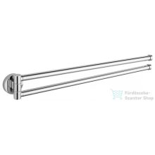   AQUALINE SAMBA dupla törölközőtartó, 450mm, króm (SB121)