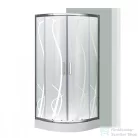 Leziter Spirit BAMBOO 80x80x194 cm íves zuhanykabin, erősített akril zuhanytálcával SB80S_AKI80ZT