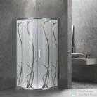 Leziter Spirit BAMBOO 80x80x180cm-es íves zuhanykabin, zuhanytálca nélkül SB80S
