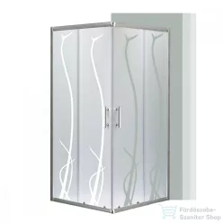   Leziter Spirit BAMBOO 90x90 szögletes zuhanykabin, zuhanytálca nélkül SB90A