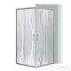 Leziter Spirit BAMBOO 90x90 szögletes zuhanykabin, zuhanytálca nélkül SB90A