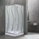 Leziter Spirit BAMBOO 90x90 szögletes zuhanykabin, erősített akril zuhanytálcával SB90A_AKSZ90ZT
